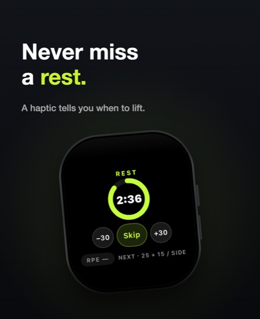A rest timer that never misses